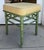 Hollywood Regency Green Painted Faux Bamboo Bench 1 of 2 Available For Sale In Los Angeles - Image 6 of 6