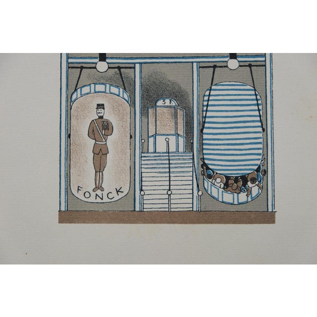 Lucien Boucher, La Balançoire électrique, Lithograph For Sale - Image 4 of 6