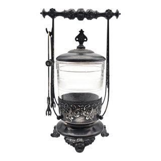 Early 20th Century Forbes Quadruple Plate Pickle Castor No. 256 9.5" For Sale