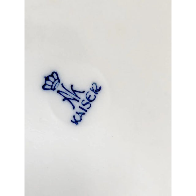 Vintage White Bisque Porcelain Vase from Ak Kaiser, 1960s For Sale - Image 6 of 7