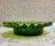 Mid-Century Modern Vintage Mid Century Avocado Green Murano Glass Sunburst Ashtray For Sale - Image 3 of 8