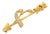 Tiffany & Co. Paloma Picasso Diamond 18k Yellow Gold Heart Arrow Brooch For Sale