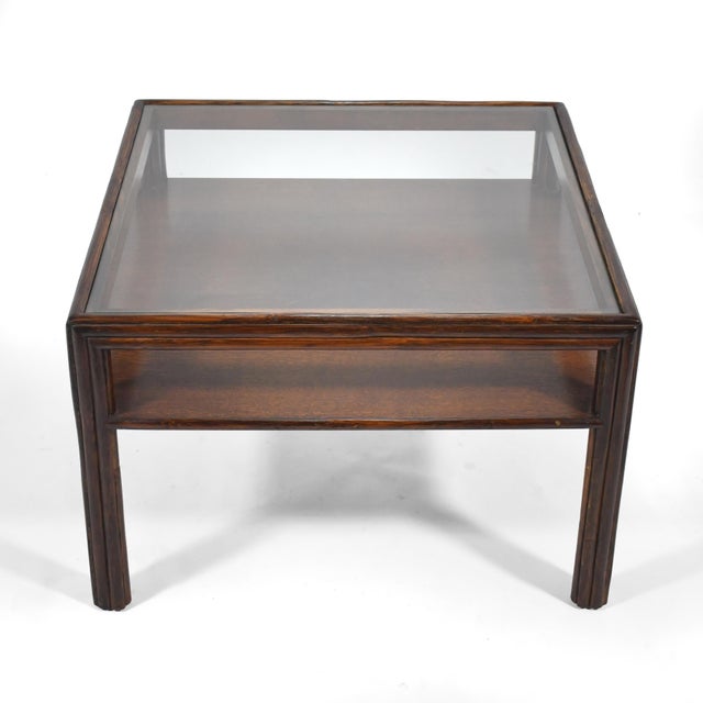 1970s McGuire 104 B Corner/End Table For Sale - Image 5 of 10