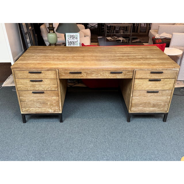 Design Plus Gallery presents a Driftwood Executive Desk with Rustic Contemporary Styling from Arhaus. The desk is a great...