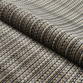 SAMPLE - Schumacher Downtown Velvet Fabric In Pebble For Sale