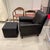 Calia Italian Leather Chair and Ottoman Italian chocolate…and with an ottoman. Matte brown leather with a high back and...