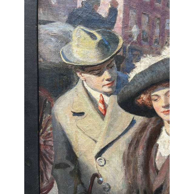 American Illustration Boston Genre Scene, Circa 1914 by Griswold Tyng. For Sale - Image 4 of 8