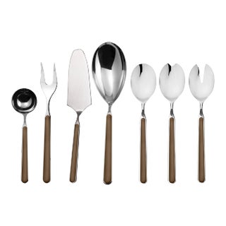 Mepra Fantasia 7-Piece Serving Set, Tobacco For Sale