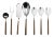 Mepra Fantasia 7-Piece Serving Set, Tobacco For Sale