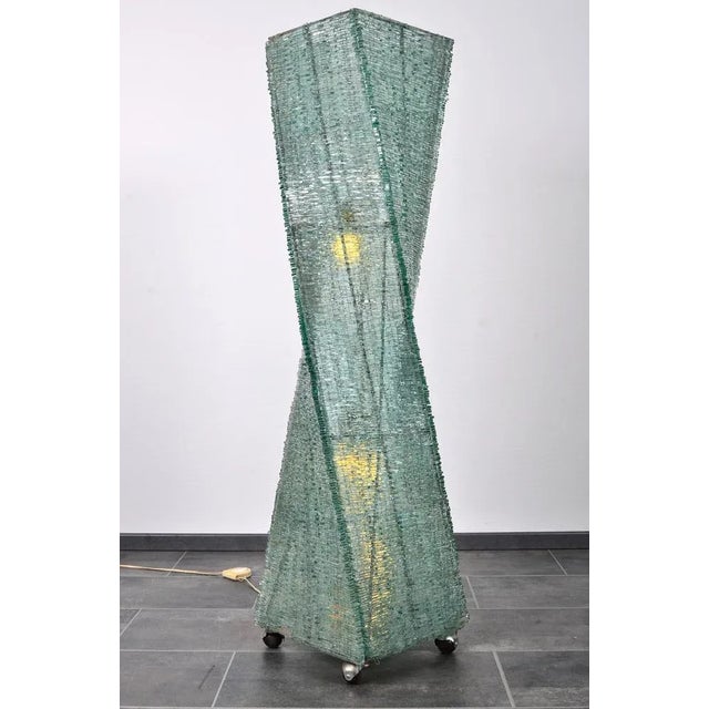 Glass Floor Lamp For Sale - Image 11 of 14