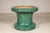 Chinese Vintage Green Glazed Ceramic Planter or Garden Seat Base with Foliage For Sale - Image 11 of 11