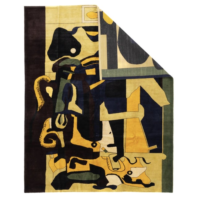 French Artistic Design Inspired by Le Corbusier Rug 7'2" x 9'0". In particular, the NE Chinese room size, scatter, runner...