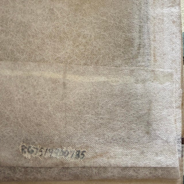 Hand-Dyed Tapestry Painting by French Artist, Marie-Laure Ilie, 1990s For Sale - Image 13 of 13
