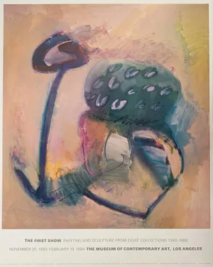 1980s Moca "The First Show" Poster From Eight Collections by John Altoon