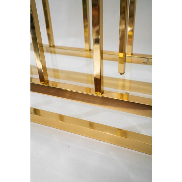 Brass and Glass Newspaper Stand, Vienna, Austria, 1920s For Sale - Image 9 of 16