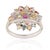 Not Yet Made - Made To Order Carat&Her 4.17 Ct Rainbow Sapphire Retro Cluster Ring, Size 7 For Sale - Image 5 of 15