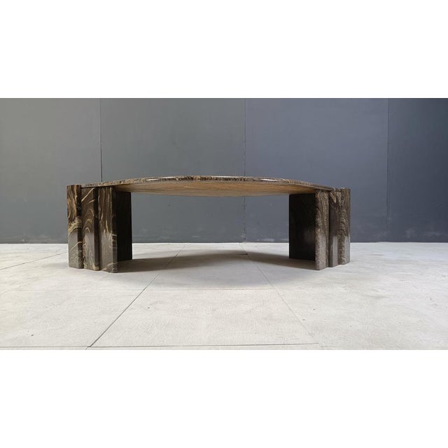 1980s Vintage Marble Coffee Table, 1980s For Sale - Image 5 of 10
