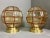 Brown German Facetted Glass Ceiling Lamps, 1950s, Set of 2 For Sale - Image 8 of 10