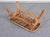 Italian Bamboo Coffee Table with Magazine Rack For Sale - Image 10 of 11