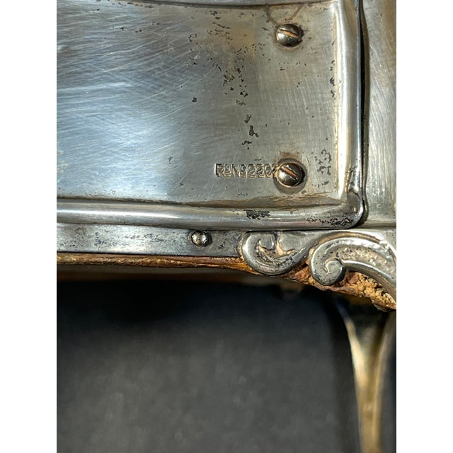 Edwardian English William Comyns Sterling Silver Desk Form Jewelry Box For Sale - Image 13 of 18