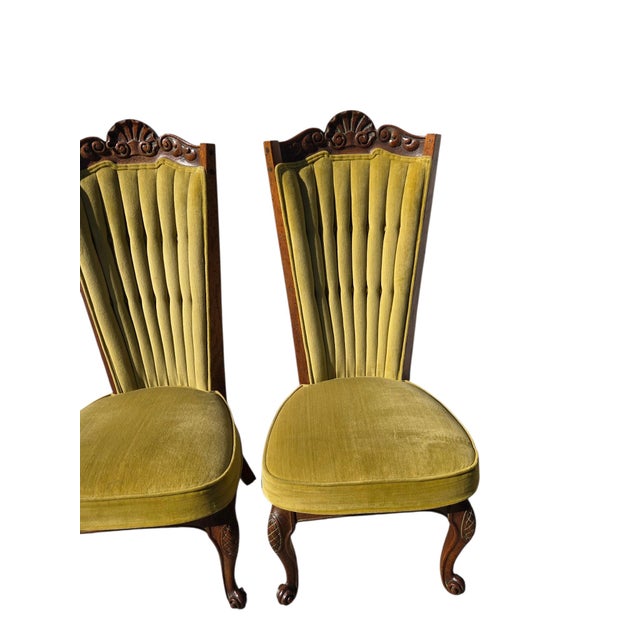 1970s 2 Enkeboll La Condesa Oak High Back Spindle Side Chairs Spanish Mediterranean For Sale - Image 4 of 15