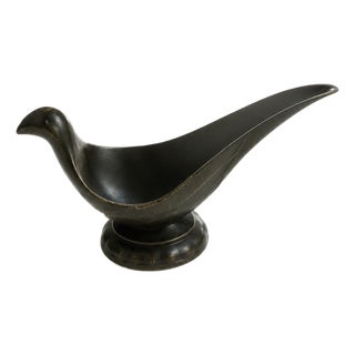 Art Deco Disko Metal Desk Sculpture by Just Andersen, 1930s For Sale