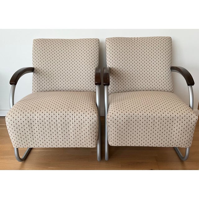 Bauhaus Lounge Chairs from Mücke Melder, 1930s, Set of 2 For Sale - Image 5 of 11