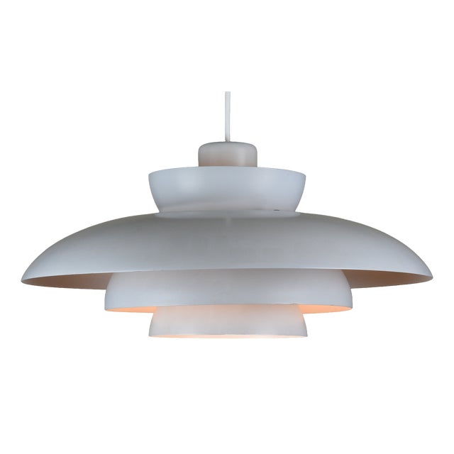Penta Pendant Lamp by Jo Hammerborg for Fog & Mørup, Denmark, 1960s For Sale