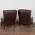 Pair, Mid Century Brown Leather Wingback Chairs From Denmark For Sale - Image 15 of 15