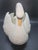 Vintage 1979 Holland Mold Hand Painted Yellow Bill Swan Figurine Bowl Planter