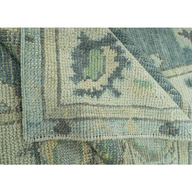 Textile Turkish Oushak Rug 2'9" x 8'3" #19095 For Sale - Image 7 of 8