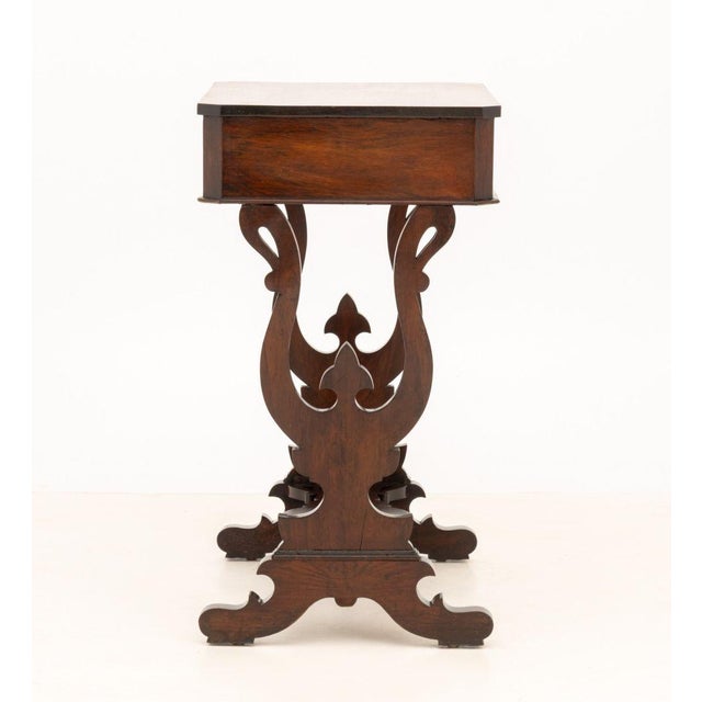 Wood Victorian Mahogany Side Table For Sale - Image 7 of 9