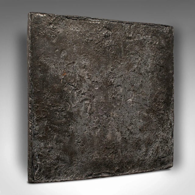 Metal Victorian Antique Decorative Lead Plaque, Scandinavian, Viking, Arts and Crafts For Sale - Image 7 of 8