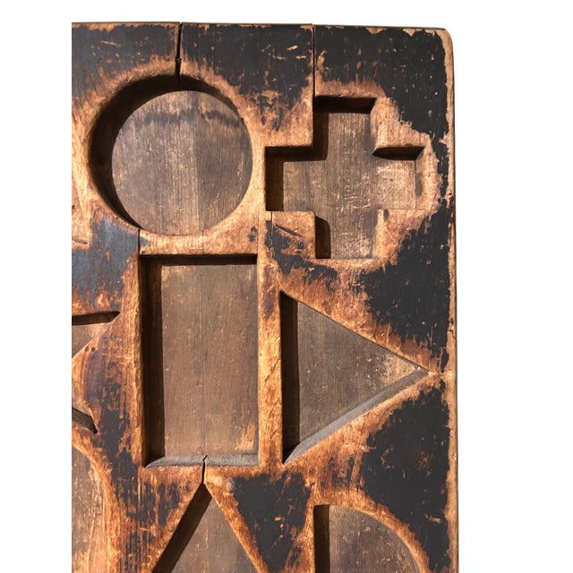 Folk Art 19th C Folk Art Child's Puzzle Board For Sale - Image 3 of 9