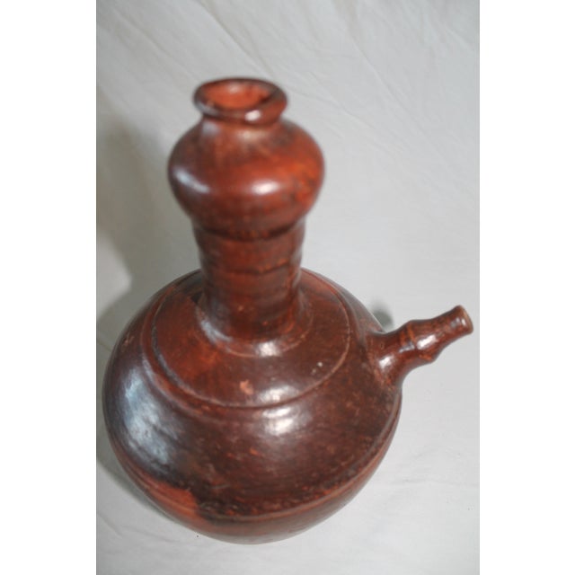 Early 20th Century Antique Kendi a Traditional, Handle-Less Pouring Vessel From Southeast Asia For Sale - Image 5 of 6