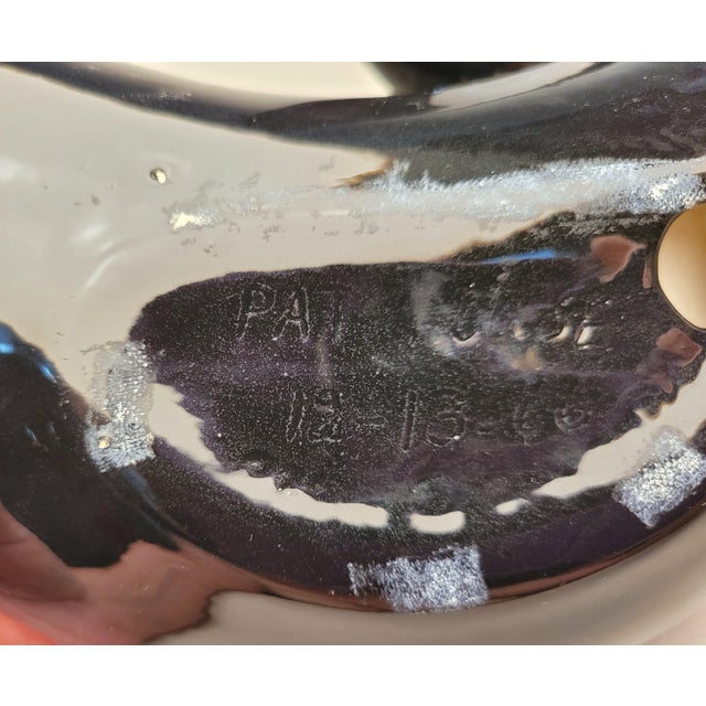 Ceramic 1960s Atomic Mid Century Ashtray For Sale - Image 7 of 9