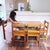 Vintage children’s pine activity table with 4 chairs. Lovely, sturdy condition. There are some paint stains on the surface...