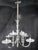 Art Deco Vintage Arts Deco 8 Light Chrome Chandelier For Sale - Image 3 of 15