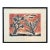 Sidney Laufman Red Sky Lithograph in Original Frame For Sale