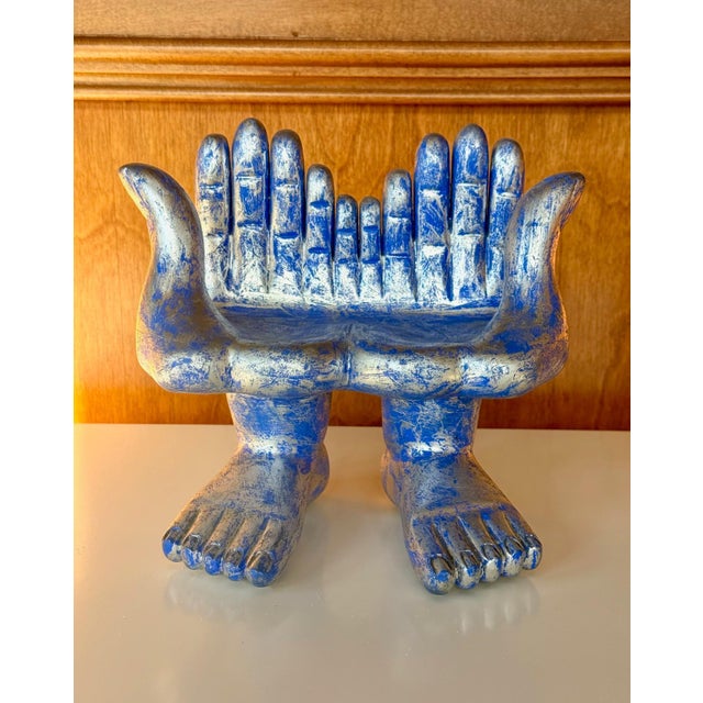 Mid 20th Century Rare Joined Hand and Foot Surrealism Sculpture by Pedro Friedeberg For Sale - Image 5 of 11