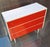 1970s Vintage Shoe Cabinet with White Body and Orange Doors, 1970s For Sale - Image 5 of 9