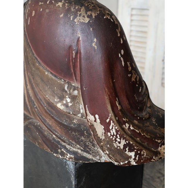 Japanese Kamakura or Muromachi Artist, Buddhist Monk's Robe, 1100s-1500s, Cedar For Sale - Image 14 of 18