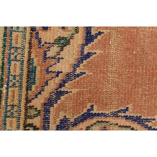 Vintage Geometric Anatolian Wool Carpet For Sale - Image 10 of 10