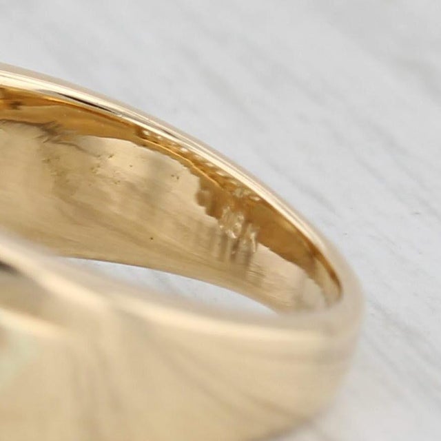 1.04ctw Baguette Diamond Ring 18k Yellow Gold Size 6.75 Contoured Band For Sale In Greensboro - Image 6 of 8