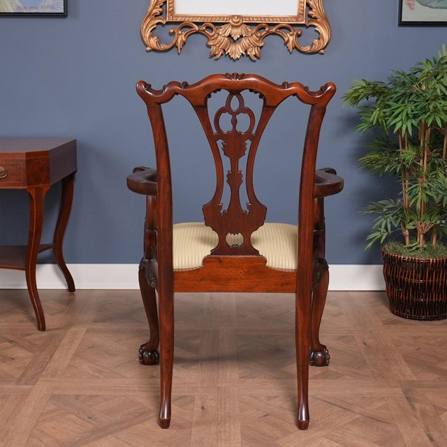 Standard Chippendale Chairs- Set of 10 For Sale - Image 6 of 14