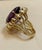 2010s 50 Carat Amethyst Cocktail Ring in Solid 18 Karat Yellow Gold 29 Grams For Sale - Image 5 of 18