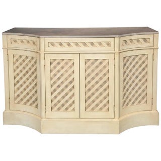 Marble-Top Checkerboard Sideboard For Sale