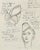 1930s C1935 Set of 2 French Original Hat Design Fashion Drawings for Reboux, Suzy For Sale - Image 5 of 5