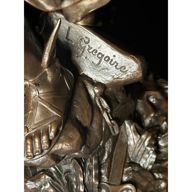 Late 19th Century Bronze Group "Perseus And Andromeda" By Jean-Louis Gregoire For Sale In New York - Image 6 of 8
