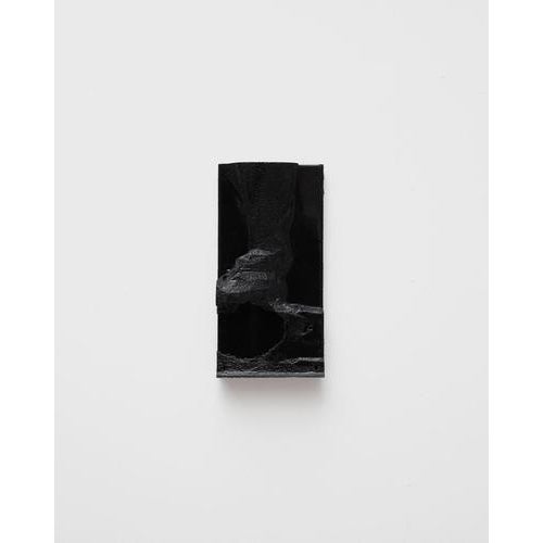 Black pada, mdf and 3d printed petg, wall mounted sculpture by arthur bitsch dimensions: w 19 x d 6.4 x h 38 cm....